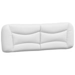 Casa si Gradina - Mobilier - Paturi si accesorii - Paturi - Cadru de pat cu LED, alb si negru, 160x200 cm, piele ecologica - Infinity.ro