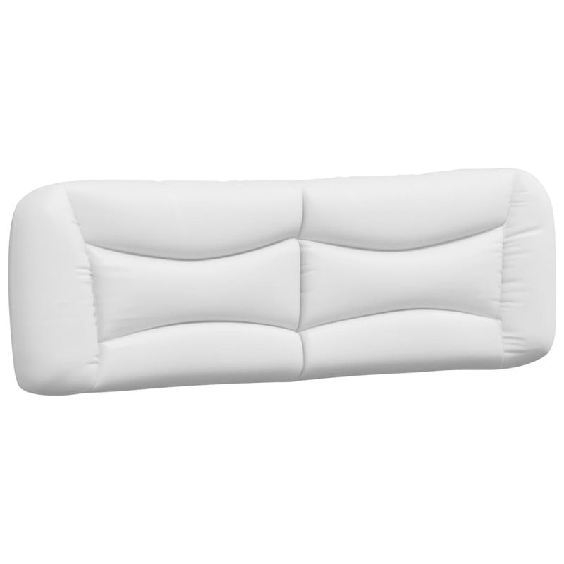 Casa si Gradina - Mobilier - Paturi si accesorii - Paturi - Cadru de pat cu LED, alb si negru, 160x200 cm, piele ecologica - Infinity.ro