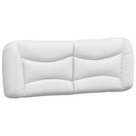 Casa si Gradina - Mobilier - Paturi si accesorii - Paturi - Cadru de pat cu LED, alb si negru, 120x200 cm, piele ecologica - Infinity.ro
