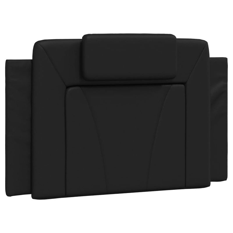 Casa si Gradina - Mobilier - Paturi si accesorii - Paturi - Pat continental cu saltea, negru, 80x200 cm, piele ecologica - Infinity.ro