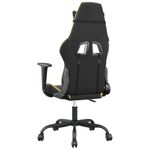 PC, gaming si accesorii - Gaming - Accesorii gaming - Scaune gaming - Scaun de jocuri, negru si auriu, piele ecologica - Infinity.ro
