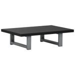 Casa si Gradina - Mobilier - Seturi de mobilier - Seturi baie - Set mobilier de baie, 2 piese, negru, ceramica, mărime raft de 60 cm și chiuvetă rotundă de 40 cm - Infinity.ro