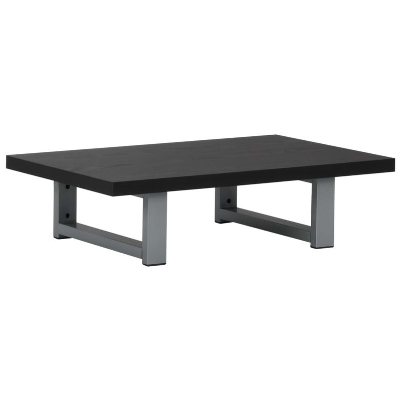 Casa si Gradina - Mobilier - Seturi de mobilier - Seturi baie - Set mobilier de baie, 2 piese, negru, ceramica, mărime raft de 60 cm și chiuvetă rotundă de 40 cm - Infinity.ro