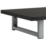 Casa si Gradina - Mobilier - Seturi de mobilier - Seturi baie - Set mobilier de baie, 2 piese, negru, ceramica, mărime raft de 60 cm și chiuvetă rotundă de 40 cm - Infinity.ro