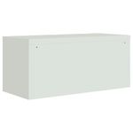 Casa si Gradina - Constructii - Depozitare, transport si protectie - Rafturi, fisete si vestiare - Fiset, gri deschis, 90x40x180 cm, otel - Infinity.ro