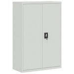 Casa si Gradina - Constructii - Depozitare, transport si protectie - Rafturi, fisete si vestiare - Fiset, gri deschis, 90x40x180 cm, otel - Infinity.ro