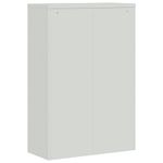 Casa si Gradina - Constructii - Depozitare, transport si protectie - Rafturi, fisete si vestiare - Fiset, gri deschis, 90x40x180 cm, otel - Infinity.ro