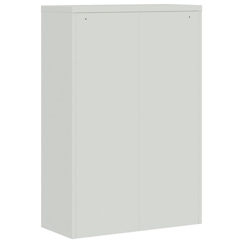 Casa si Gradina - Constructii - Depozitare, transport si protectie - Rafturi, fisete si vestiare - Fiset, gri deschis, 90x40x180 cm, otel - Infinity.ro