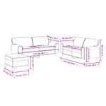 Casa si Gradina - Mobilier - Seturi de mobilier - Seturi living - Set de canapele, 3 piese, crem, piele ecologica - Infinity.ro