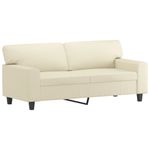 Casa si Gradina - Mobilier - Seturi de mobilier - Seturi living - Set de canapele, 2 piese, crem, piele ecologica - Infinity.ro