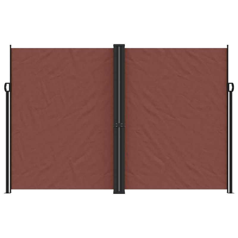 Casa si Gradina - Gradina si terasa - Umbrele si pavilioane - Umbrele - Copertina laterala retractabila, maro, 220x1000 cm - Infinity.ro