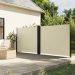 Casa si Gradina - Gradina si terasa - Umbrele si pavilioane - Umbrele - Copertina laterala retractabila, crem, 160x1200 cm - Infinity.ro