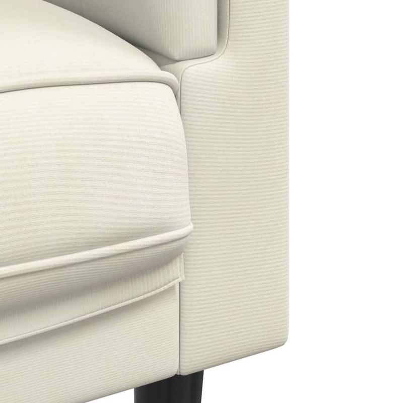 Casa si Gradina - Mobilier - Scaune si fotolii - Fotolii - Fotoliu canapea cu perna, crem, catifea - Infinity.ro
