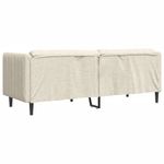 Casa si Gradina - Mobilier - Canapele si coltare - Canapele - Canapea cu 3 locuri, crem, material textil - Infinity.ro