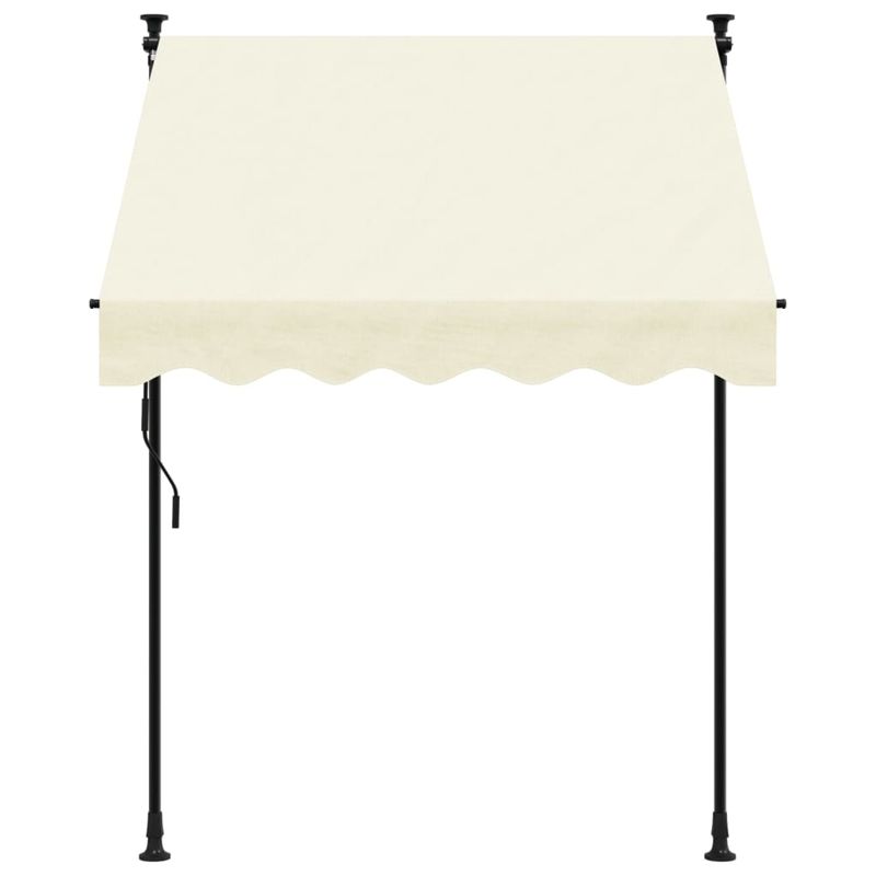 Casa si Gradina - Gradina si terasa - Umbrele si pavilioane - Umbrele - Copertina retractabila, crem, 150x150 cm, tesatura si otel - Infinity.ro