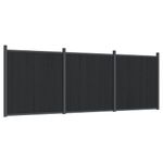 Casa si Gradina - Gradina si terasa - Garduri, panouri si accesorii - Panouri pentru gard, gri, 526x186 cm, WPC - Infinity.ro