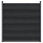 Casa si Gradina - Gradina si terasa - Garduri, panouri si accesorii - Panouri pentru gard, gri, 526x186 cm, WPC - Infinity.ro