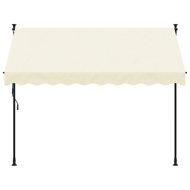 Casa si Gradina - Gradina si terasa - Umbrele si pavilioane - Umbrele - Copertina retractabila, crem, 250x150 cm, tesatura si otel - Infinity.ro