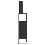 Casa si Gradina - Mobilier - Seturi de mobilier - Seturi baie - Set dulapuri de baie, 3 piese, negru, lemn prelucrat - Infinity.ro