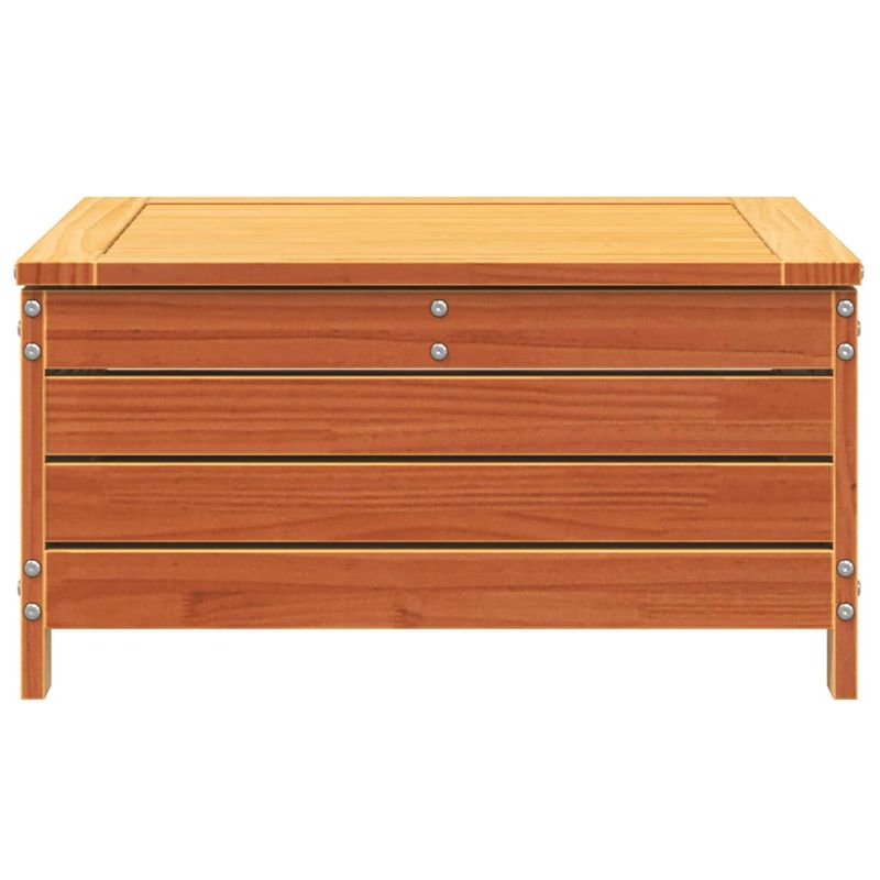 Casa si Gradina - Gradina si terasa - Mobilier exterior - Canapele si fotolii gradina - Taburet de gradina, maro ceruit, 62x63,5x32 cm, lemn masiv pin - Infinity.ro