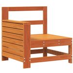 Casa si Gradina - Gradina si terasa - Mobilier exterior - Canapele si fotolii gradina - Canapea cu cotiera de gradina maro 69x62x70,5 cm lemn masiv pin - Infinity.ro