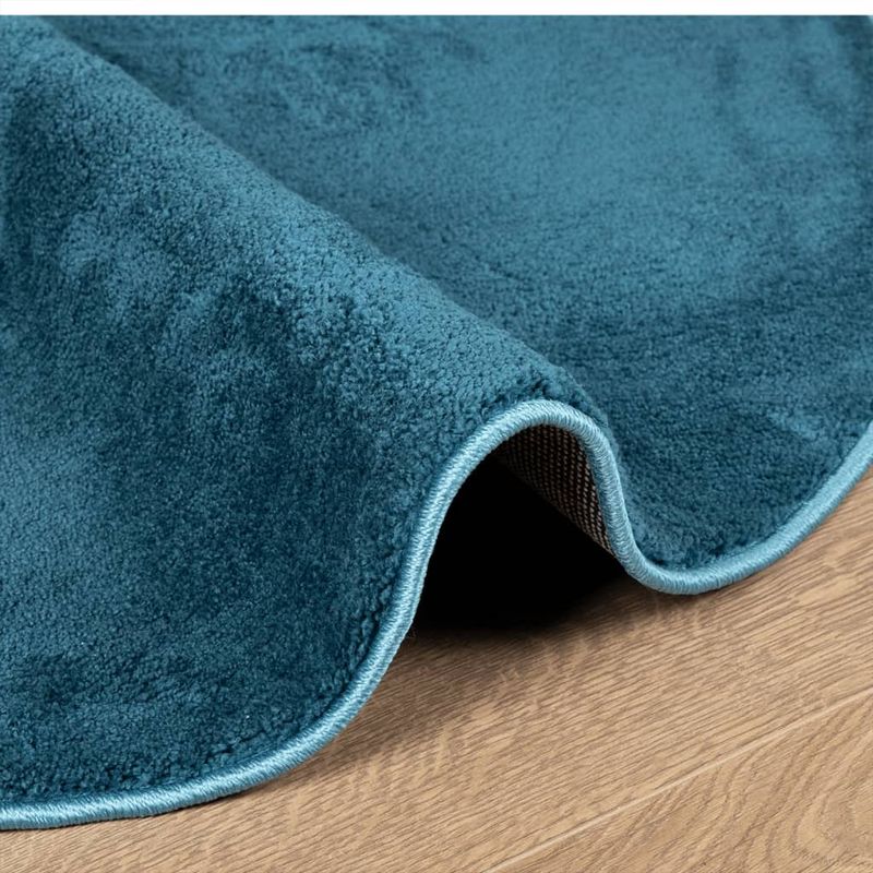 Casa si Gradina - Textile si covoare - Covoare - Covoare casa - Covor „OVIEDO”, fire scurte, turcoaz, Ø 200 cm - Infinity.ro