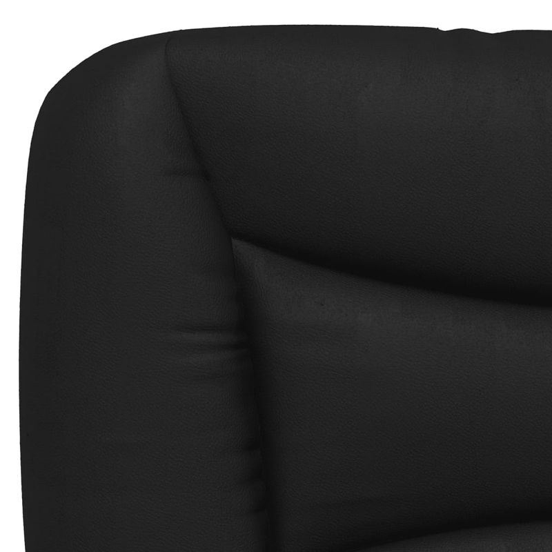 Casa si Gradina - Mobilier - Paturi si accesorii - Paturi - Cadru de pat cu LED, negru si alb, 160x200 cm, piele ecologica - Infinity.ro
