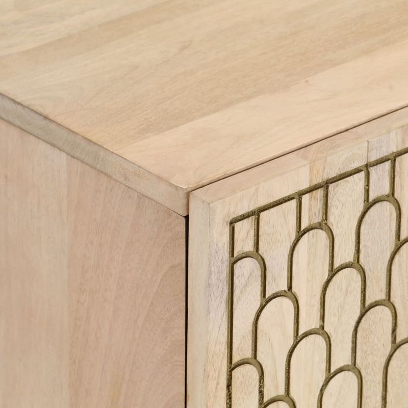 Casa si Gradina - Mobilier - Comode si corpuri - Comode - Comoda TV, 105x33x46 cm, lemn masiv de mango - Infinity.ro