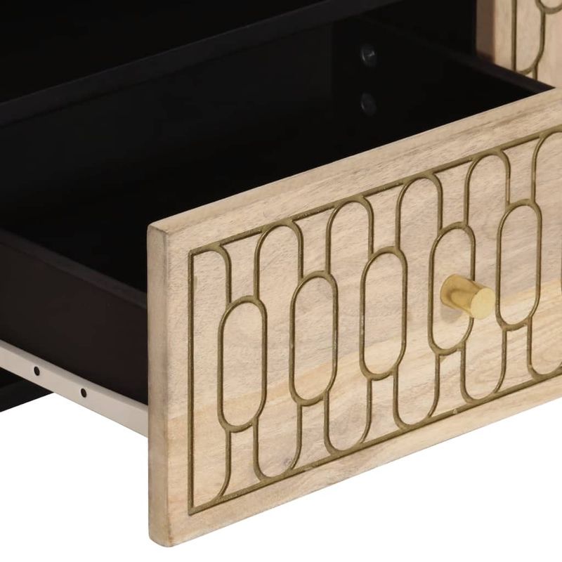 Casa si Gradina - Mobilier - Comode si corpuri - Comode - Comoda TV, 105x33x46 cm, lemn masiv de mango - Infinity.ro