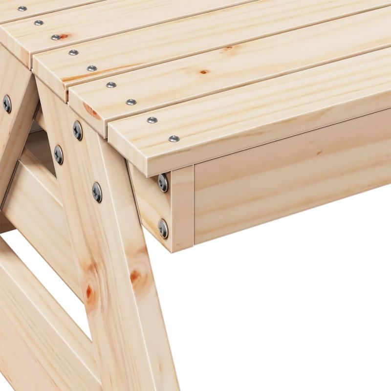 Casa si Gradina/Gradina si terasa/Mobilier exterior/Mese gradina - Masa de picnic pentru copii, 88x97x52 cm, lemn masiv de pin - Infinity.ro