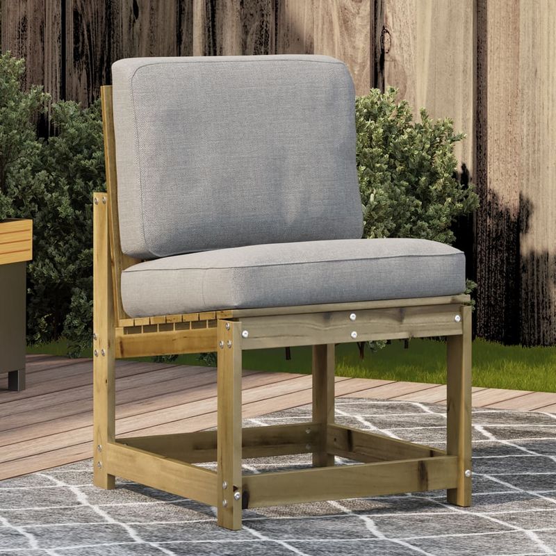 Casa si Gradina - Gradina si terasa - Mobilier exterior - Canapele si fotolii gradina - Scaune de gradina, 50,5x55x77 cm, lemn de pin impregnat - Infinity.ro