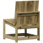 Casa si Gradina - Gradina si terasa - Mobilier exterior - Canapele si fotolii gradina - Scaune de gradina, 50,5x55x77 cm, lemn de pin impregnat - Infinity.ro