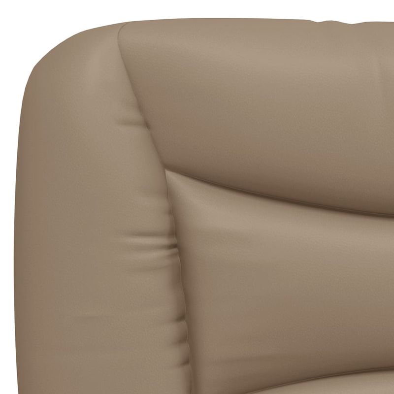 Casa si Gradina - Mobilier - Paturi si accesorii - Paturi - Cadru de pat cu lumini LED cappuccino 90x200 cm piele ecologica - Infinity.ro