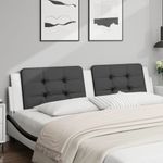 Casa si Gradina - Mobilier - Paturi si accesorii - Accesorii paturi - Tablie de pat Alb Lucios 75 cm Lemn compozit - Infinity.ro