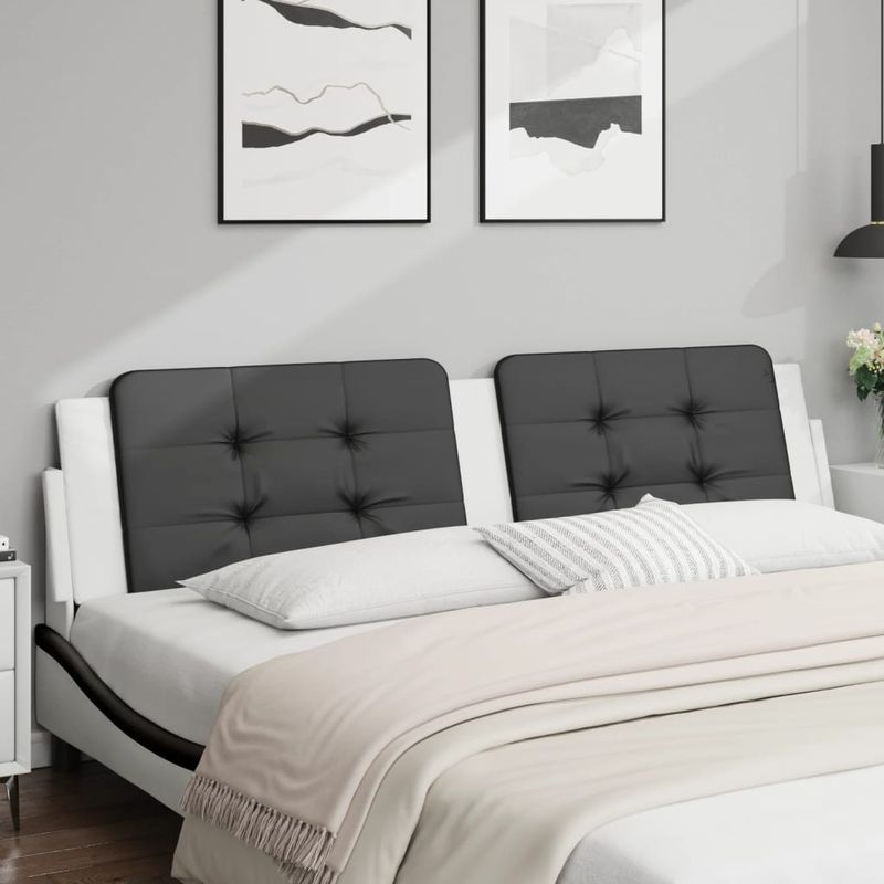 Casa si Gradina - Mobilier - Paturi si accesorii - Accesorii paturi - Tablie de pat Alb Lucios 75 cm Lemn compozit - Infinity.ro
