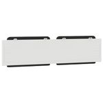 Casa si Gradina - Mobilier - Paturi si accesorii - Accesorii paturi - Tablie de pat Alb Lucios 75 cm Lemn compozit - Infinity.ro