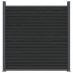 Casa si Gradina - Gradina si terasa - Garduri, panouri si accesorii - Panouri pentru gard, gri, 872x186 cm, WPC - Infinity.ro