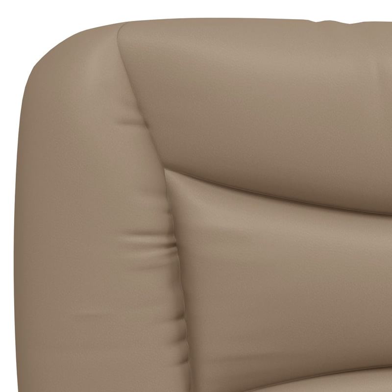 Casa si Gradina - Mobilier - Paturi si accesorii - Paturi - Cadru de pat lumini LED, cappuccino, 140x190 cm piele ecologica - Infinity.ro