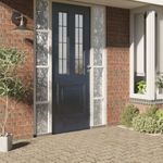 Casa si Gradina - Constructii - Ferestre si accesorii - Accesorii ferestre - Folie fereastra, 2 buc., mată, model floral, PVC, lăţime 45 cm - Infinity.ro