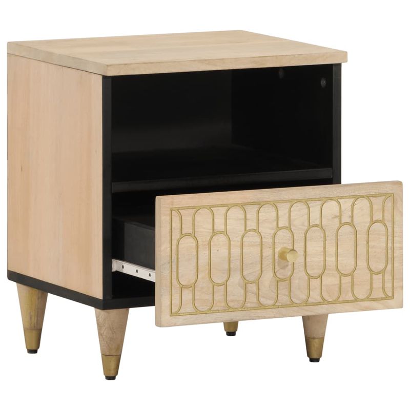 Casa si Gradina - Mobilier - Comode si corpuri - Noptiere - Noptiere, 2 buc., 40x33x46 cm, lemn masiv de acacia - Infinity.ro