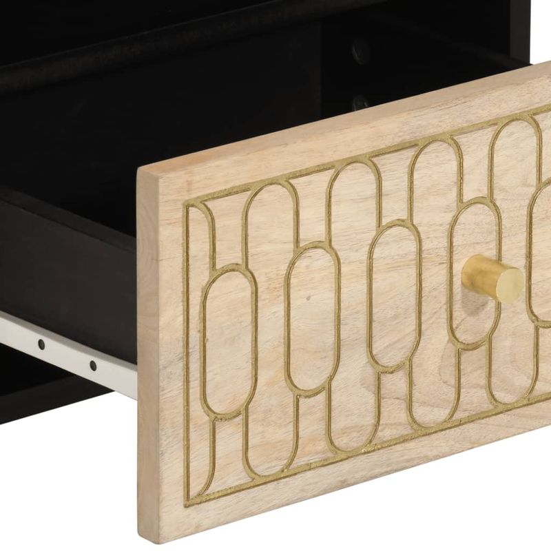 Casa si Gradina - Mobilier - Comode si corpuri - Noptiere - Noptiere, 2 buc., 40x33x46 cm, lemn masiv de acacia - Infinity.ro