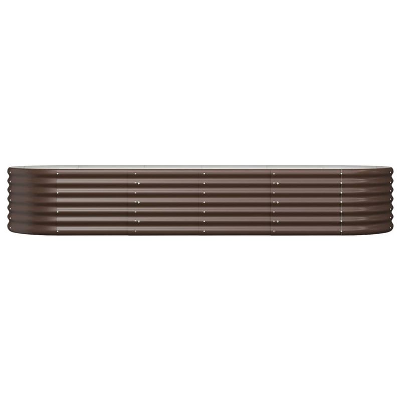 Casa si Gradina - Gradinarit si plante - Plante si ghivece - Ghivece si suporturi - Strat inaltat gradina 224x80x36 cm otel vopsit electrostatic, maro - Infinity.ro
