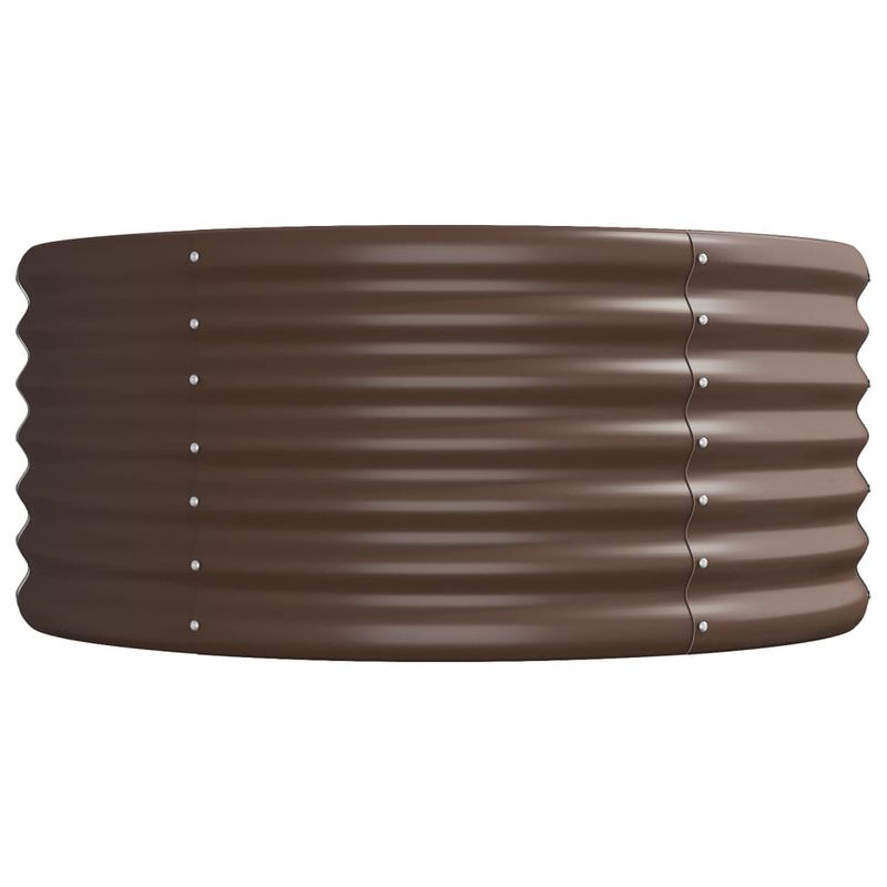 Casa si Gradina - Gradinarit si plante - Plante si ghivece - Ghivece si suporturi - Strat inaltat gradina 224x80x36 cm otel vopsit electrostatic, maro - Infinity.ro