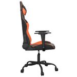 PC, gaming si accesorii - Gaming - Accesorii gaming - Scaune gaming - Scaun de jocuri, negru si oranj, piele ecologica - Infinity.ro