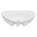 Casa si Gradina - Mobilier - Seturi de mobilier - Seturi baie - Set mobilier de baie, 2 piese, negru, ceramica, mărime 60 cm - Infinity.ro