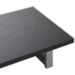 Casa si Gradina - Mobilier - Seturi de mobilier - Seturi baie - Set mobilier de baie, 2 piese, negru, ceramica, mărime raft de 60 cm și chiuvetă ovală de 40 cm - Infinity.ro