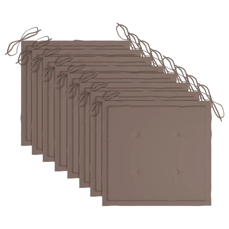 Casa si Gradina - Gradina si terasa - Mobilier exterior - Scaune si sezlonguri gradina - Scaune pliabile de exterior cu perne, 8 buc., lemn masiv acacia - Infinity.ro