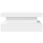 Casa si Gradina - Mobilier - Mese si birouri - Masute de cafea - Masuta de cafea cu lumini LED, alb, 90x50x40 cm - Infinity.ro