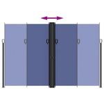 Casa si Gradina - Gradina si terasa - Umbrele si pavilioane - Umbrele - Copertina laterala retractabila, albastru, 220x1000 cm - Infinity.ro