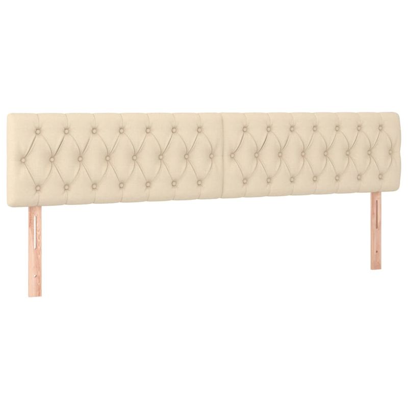 Casa si Gradina - Mobilier - Paturi si accesorii - Paturi - Pat cu arcuri, saltea si LED, crem, 120x190 cm, textil - Infinity.ro